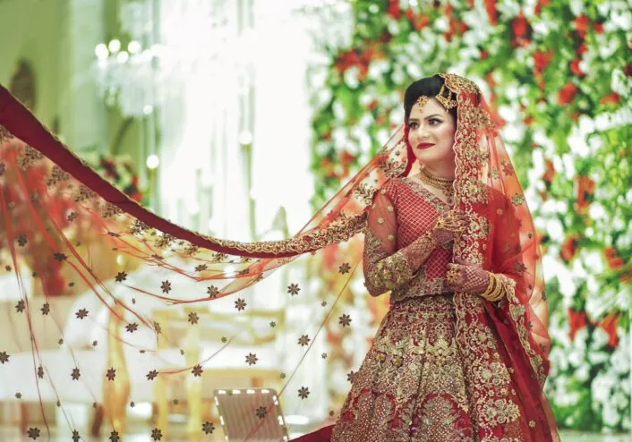 bridal shoot, baraat shoot, wedding photographers, indoor photography