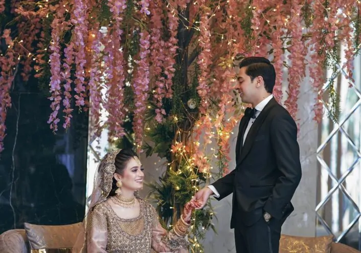 wedding photographers, signature shoot, walima portrait, studio in lahore