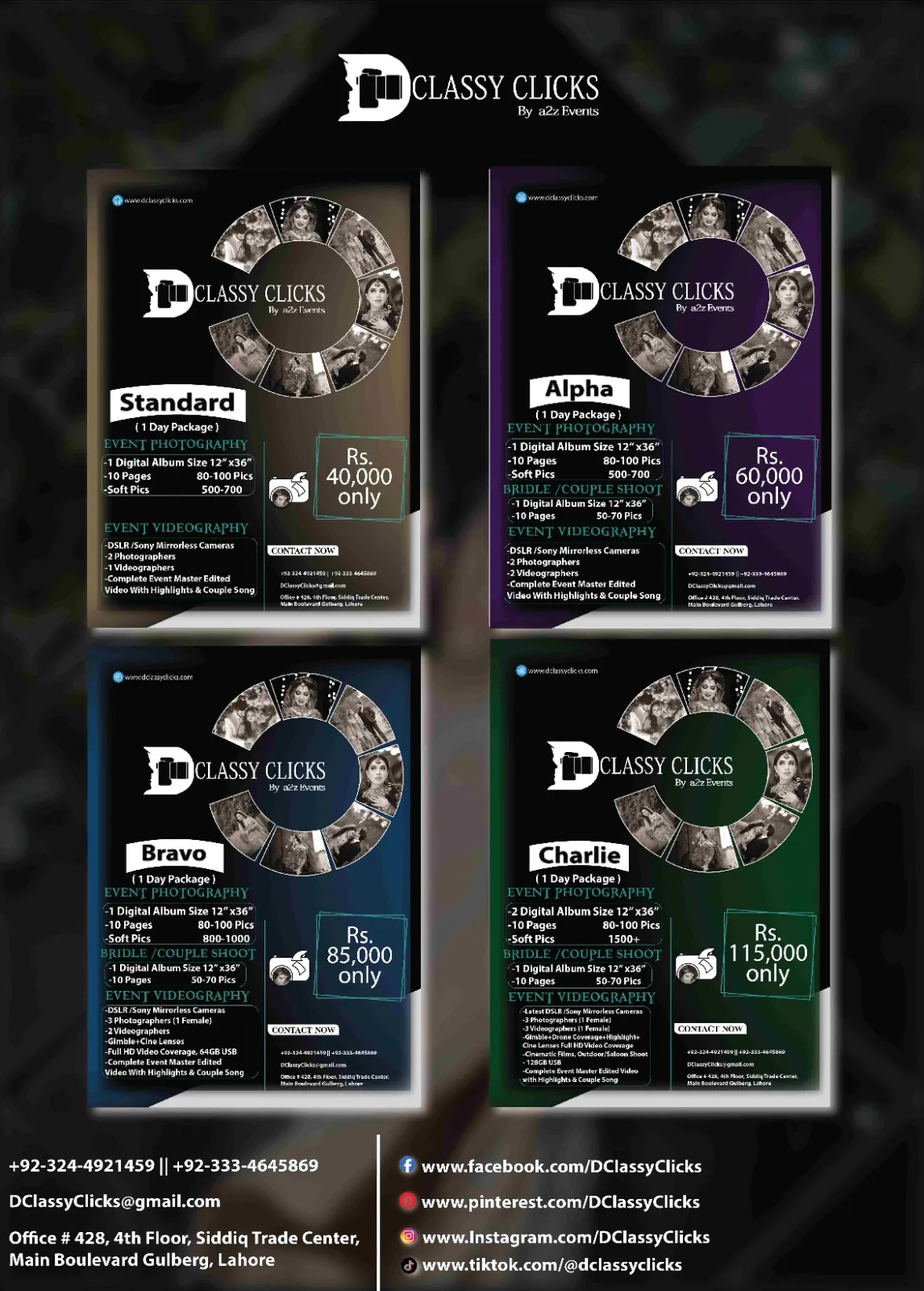 D Classy Clicks packages Flyer